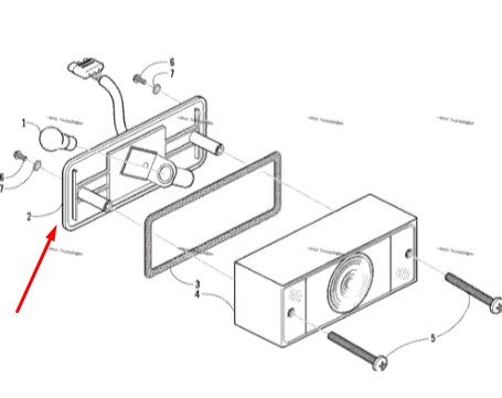 Лампа стоп сигнала Arctic Cat 0409-058 0409-011
