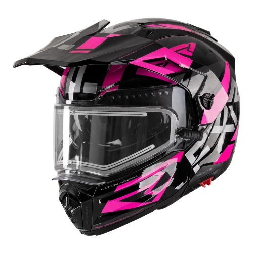 Шлем FXR Maverick X с подогревом Black Fuchsia 220623-1090 Размер XS