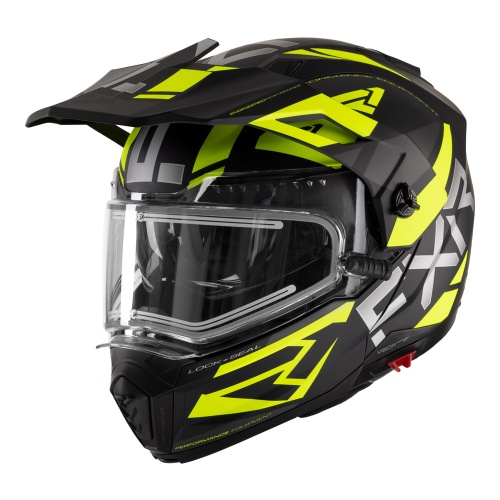 Шлем FXR Maverick X с подогревом (Black Hi Vis) 220623-1065 Размер L