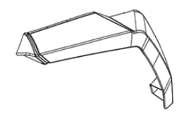 Расширитель задний правый для BRC X-TERRA CT 1000 06P02300000