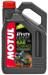 Моторное масло полусинтетическое Motul ATV-UTV Expert 10W40 4T 1L 4L 105938 105939