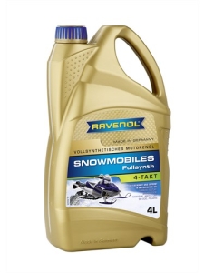 Масло для 4-Такт двигателей снегоходов RAVENOL Snowmobiles 4-Takt Fullsynth. (4л) new 1151311-004-01-999