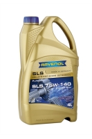 Трансмиссионное масло RAVENOL SLS SAE 75W140 GL-5 + LS (4 литра) 1221110-004-01-999
