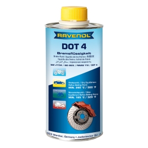 Тормозная жидкость синтетическая RAVENOL DOT-4 (0,5 л) 1350601-500-05-000