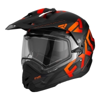 Шлем с подогревом FXR TORQUE X TEAM Black Orange