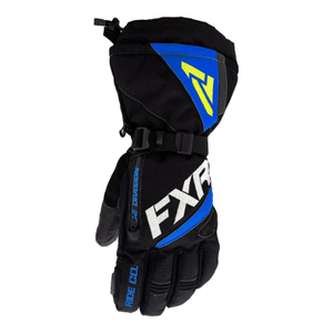Перчатки FXR Fuel (Black Blue Hi Vis) с утеплителем 220810-1040