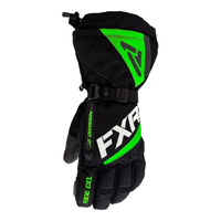 Перчатки FXR Fuel (Black Lime) с утеплителем 220810-1070