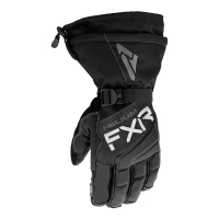 Перчатки FXR Hybrid Helium Leather Gauntlet с утеплителем (Black) 220814-1000