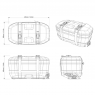 Сумка на тоннель LinQ 17 л. TRAIL EXPANDABLE BAG для BRP Ski-Doo 860202895 Сумка на тоннель LinQ 17 л. TRAIL EXPANDABLE BAG для BRP Ski-Doo 860202895