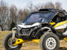 Стекло лобовое подъемное с ручным приводом SuperATV для Can-Am Maverick R FWS-CA-MAVR-70