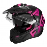 Шлем с подогревом визора FXR TORQUE X TEAM Black Electric Pink