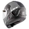 Шлем модуляр CKX TRANZ 1,5 Ams DL+EDL Caliber матовый серый 512002