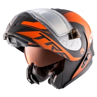 Шлем модуляр CKX TRANZ 1,5 Ams DL+EDL Caliber матовый оранжевый 512012
