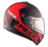 Шлем модуляр CKX TRANZ 1,5 Ams DL+EDL Caliber матовый красный 512023d