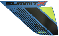 Наклейка пластика левая (Manta Green) для снегохода левая BRP Ski-Doo G4 850 Summit X 2018г 516008339