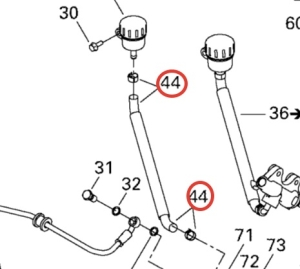 Тормозной шланг CanAm Traxter 705600348