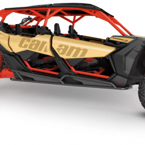 Защита порогов черная для BRP Can-am Maverick X3 MAX 715003730