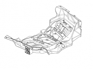 Полка багажная для BRP Can-am Maverick X3 2022+ 715009096