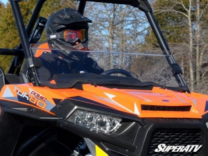 Стекло ветровое для квадроцикла Polaris RZR 1000, RZR 900 15+, XP Turbo 1 2 Super ATV HWS-P-RZR1K-001-75