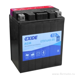 Аккумулятор EXIDE YTX14AH-BS YB14-BS YTX14AH ETX14AH-BS
