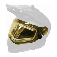 Стекло шлема 509 Delta R3 с подогревом Chrome Mirror Yellow Tint 2020