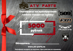 Сертификат подарочный 5000 рублей