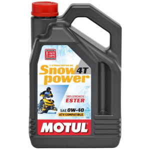 Моторное масло синтетика Motul Snowpower 4T 0W40 4л