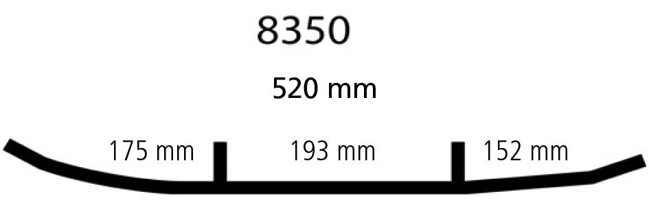 Коньки 3S (подрез) для лыж снегохода BRP Ski-Doo 1200 1000 600 550 Expedition Scandic 605349311 605352283 605352643 ELX3-8350-1 WLX-8350-1 3345-03