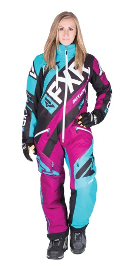 Комбинезон FXR CX легкий женский (размер 2XS, Aqua Wineberry Black) 192918-5085 2019 Размер 2XS