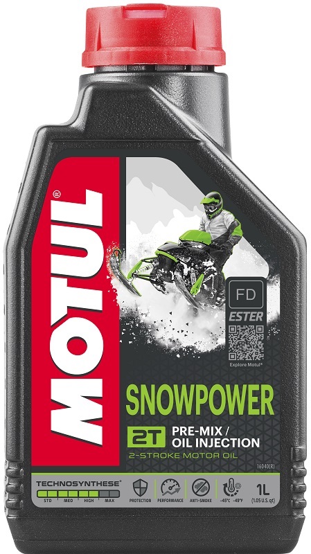 113243 MOTUL Масло Моторное Snow Power Technosynthese 2Т Двухтактное 1 Литр 105887, 105888, 112748