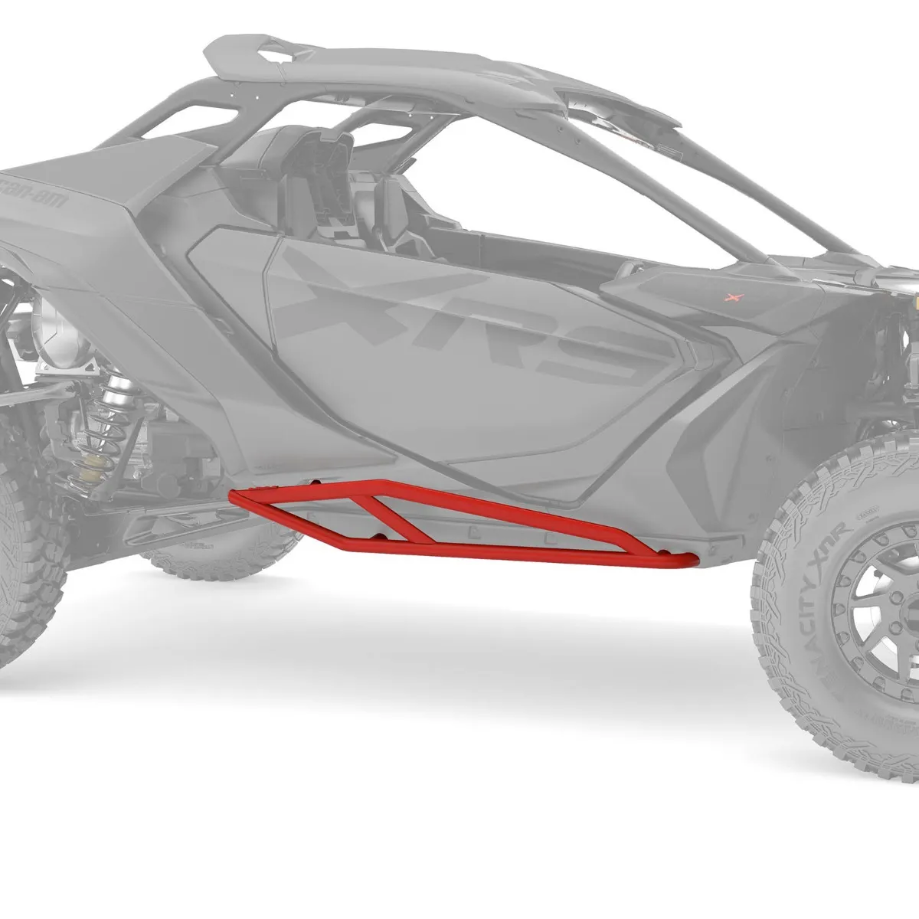 Защита порогов красная для BRP Can-Am Maverick R 715009923