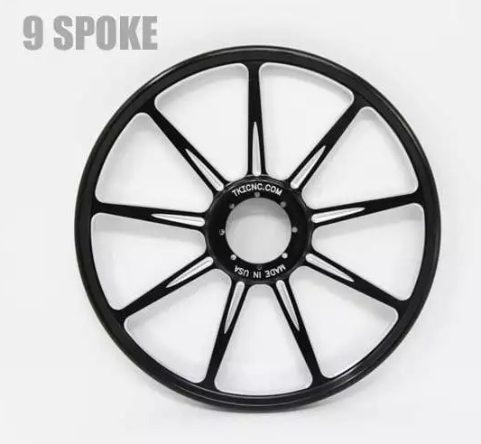 Каток 10" TKI 9 Spoke (черный) с подшипником 406-4003-02