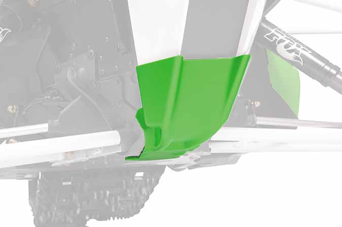 Защита передняя зелёная для снегохода Arctic Cat 6639-390