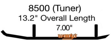 Коньки для лыж снегохода Woody's Yamaha EYV3-8500-1 WYV-8500-1 (8EN-F3731-01-00 8JH-F3732-00-00 8JH-F3731-00-00) 8" карбидовый кант