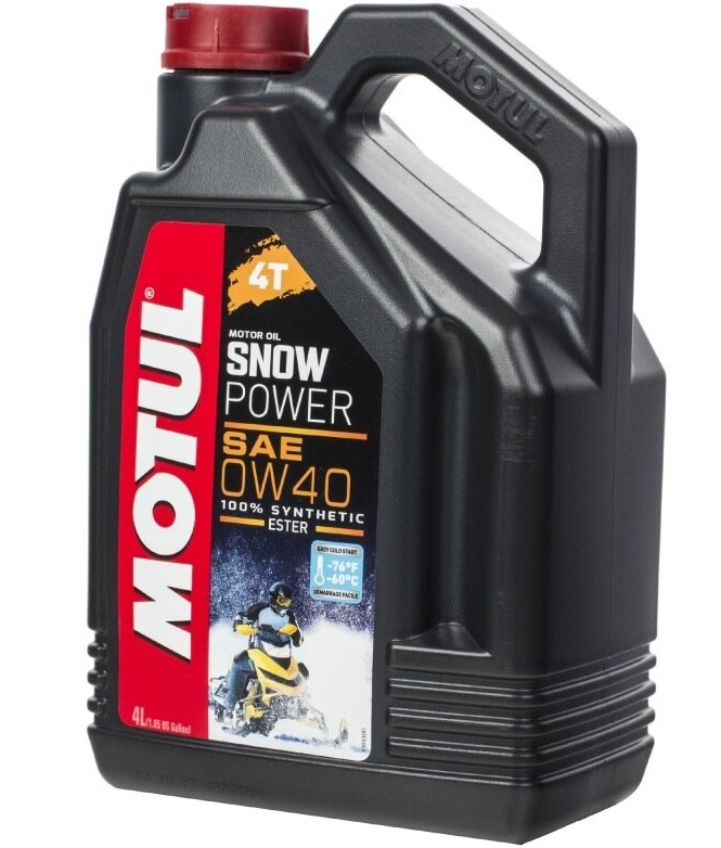 Моторное масло синтетика Motul Snowpower 4T 0W40 4л