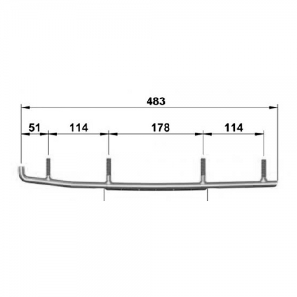 Коньки лыж усиленные 160 мм Sledex для снегохода  Arctic Сat 0703-360   1703-219   1703-221   1703-003   EAT3-9750   WAT-9750 9310-03 9310-04 SLD-0081-011