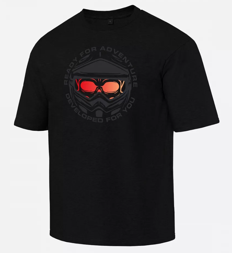 Футболка Finntrail Snowmobile 6723 Black Размер XL