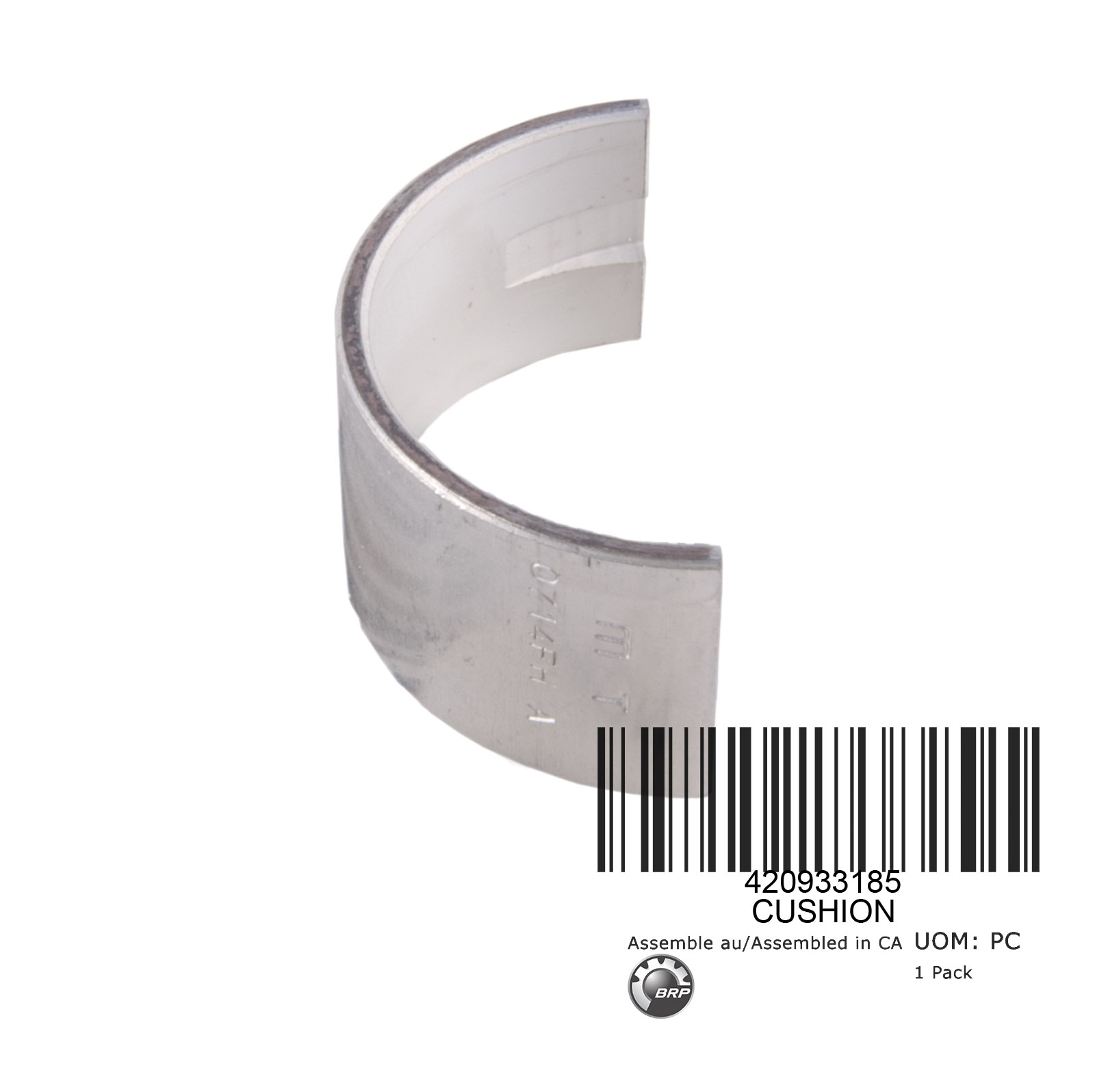 Вкладыш коренной коленвала квадроцикла BRP Can-Am Maverick X3 снегохода Ski-Doo Expedition Grand Touring MXZ Renegade Skandic Tundra гидроцикла Sea-Doo Spark GTI 420933185