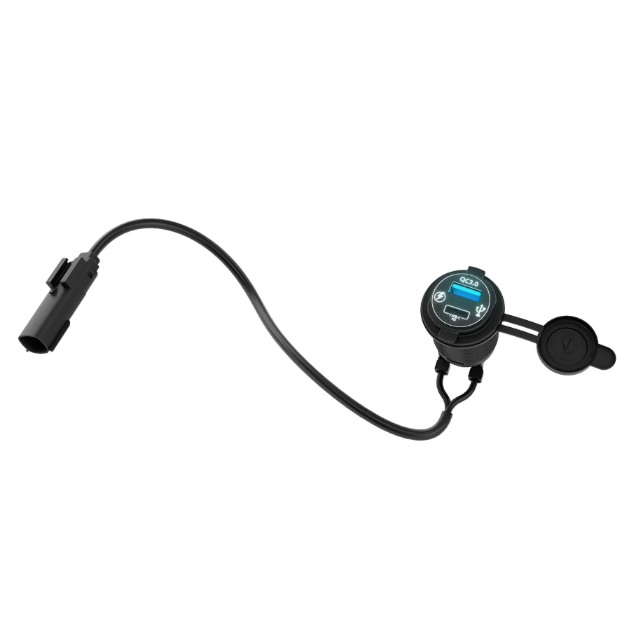 Розетка USB QC 3.0 и Type-C 36 Ватт для снегохода BRP Ski-Doo G5 G4 Neo 860202433