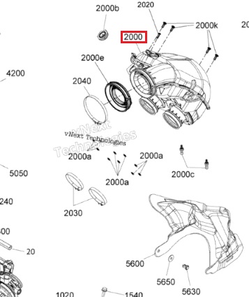 508001091 Воздуховод В Сборе Для Ski Doo