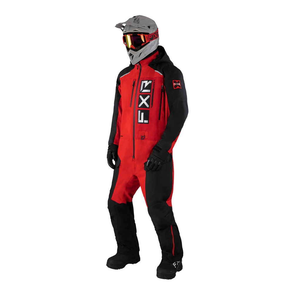 Комбинезон FXR Recruit (Black Red) F.A.S.T. с утеплителем 232813-1020 (Размер M) Размер M