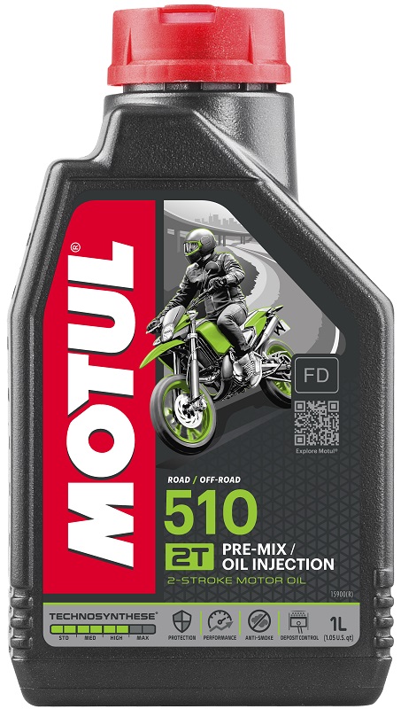 Моторное масло синтетическое Motul 510 2T 1L 104028 1 Литр