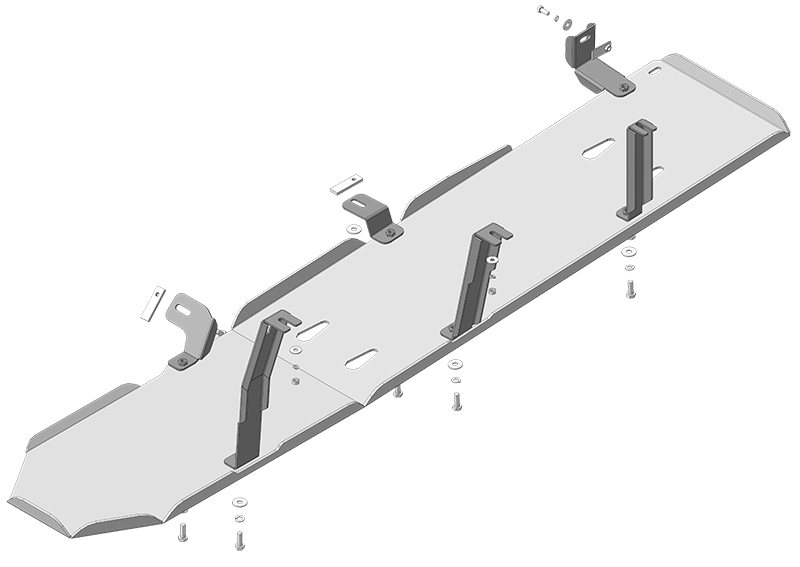 Защита топливного бака RAM 1500 (DT) 2019+ (бак 120л) 32904