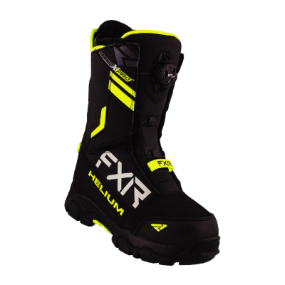 Ботинки FXR Helium BOA (Black Hi Vis) с утеплителем 210705-1065 Размер 41