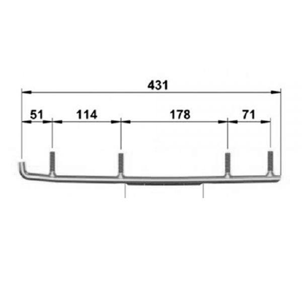 Коньки лыж усиленные (160 мм) Sledex для снегохода Arctic Сat 8JP-F3731-00-00   2703-375   1703-218   1703-848   1703-849   0703-871   EAT3-9975   WAT-9975 9308-03 SLD-0081-010