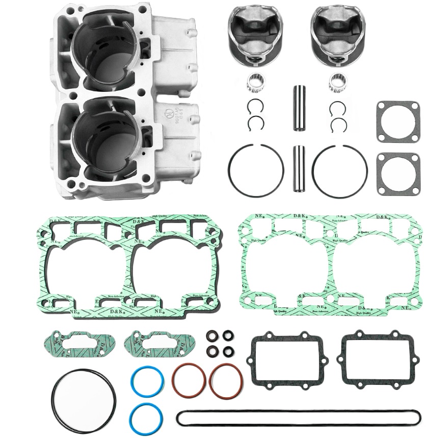 Комплект блока цилиндров с поршнями и прокладками для Ski-Doo 800R E-TEC   800R P-TEC 420413046   420623240   420623241 420623242   420623246   420623249   420890721   420890722   415129787 SM-09601K
