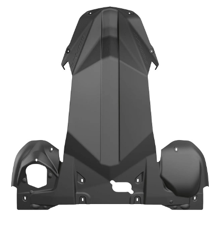 Защита днища широкая для BRP Ski-doo REV Gen4 860202743 860201848 860201810 Чёрная