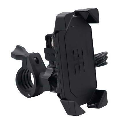 Держатель мобильного телофона с зарядкой RiderLab CS-513A1