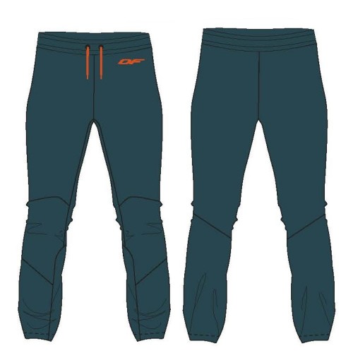 Мужские флисовые брюки Level. Blue Orange 700201-23-446 Размер 2XL