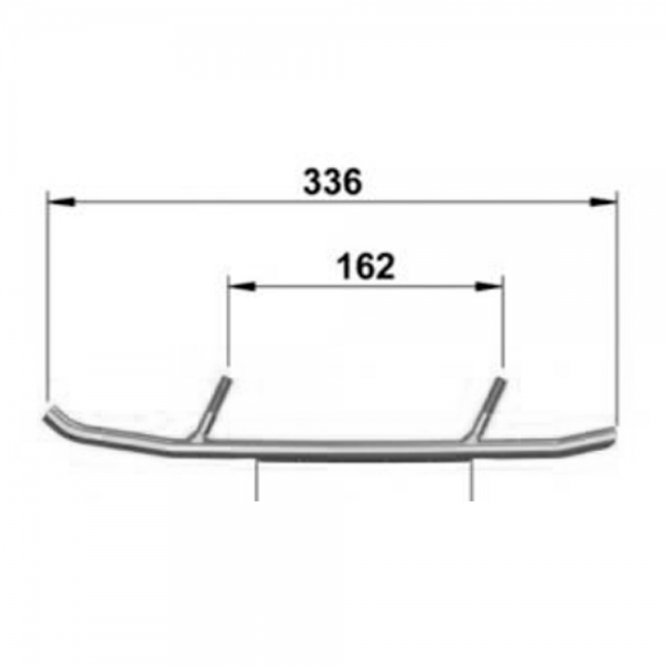 Коньки лыж усиленные (160 мм) Sledex для снегохода Lynx, Ski-Doo 860201044   860201043   860200141   ESD3-9500   WSD-9500   DS4-9500-1 3300-03 SLD-0081-013